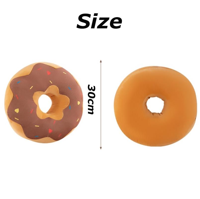 30cm Cute 3D Donut Throw Pillow Round Round Cake Pillow Sofa Seat Cushion Girl Office Nap Mat Kids Pillow Home Decor Best Gift