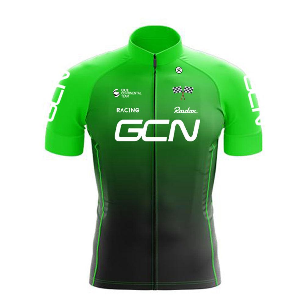 RAUDAX GCN New Men's Cycling Set Road Bike Breathable Cycling Jersey Short Sleeves Cycling Set Summer Cycling Team Training Suit
