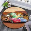 1pz Tappeto Rotondo per Auto, Antiscivolo, Lavabile in Lavatrice, Tappeto in Poliestere per Soggiorno, Camera da Letto, Decorazione