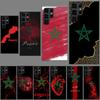 Morocco Flag Soccer Clear Phone Case for Samsung Galaxy S24 S23 S21 Plus S20 FE S22 S26 Ultra S25 Edge TPU Capa Cases Cover Shel