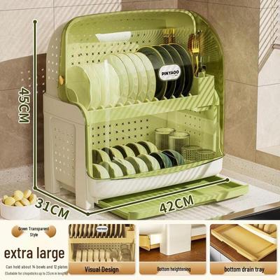 Kitchen Dish & Tableware Storage Cabinet