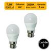Lot of 2 B22 LED Bulbs 7.3W 806Lm 3000K - 5-year Warranty