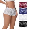 European-American High-Waist Lace Panty Set: Sexy, Anti-Exposure Square Cut Briefs for Women