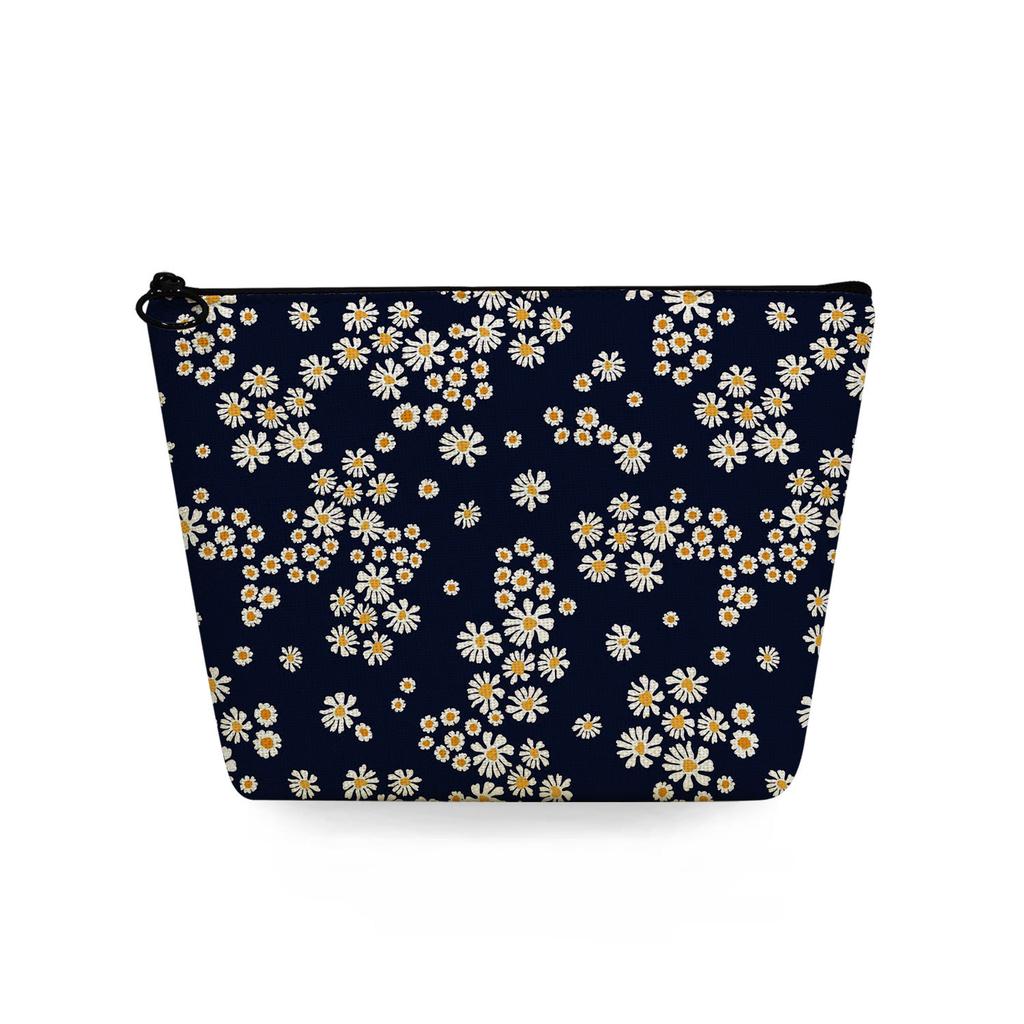 Women Flower Print Cosmetic Bag Toiletries Organize Travel Storage Case 6781