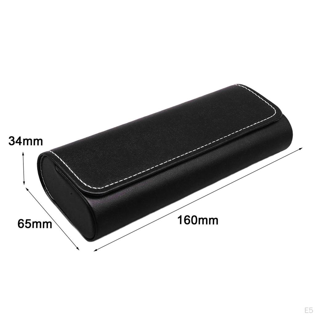 Eyeglasses Box Eyewear Display Lightweight Storage Organizer Easy to Clean Multiuse PU Leather