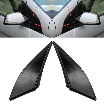 2Pcs Side Mirror Corner Triangle Cover Trim For Mercedes A1696903987 A1696904087