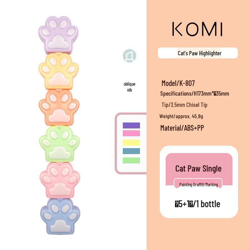 Cartoon Fluorescent Pen Gift Set: Colorful, Cute, and Creative Highlighters for Students