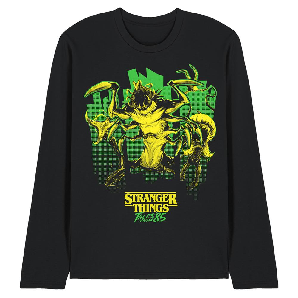 Stranger Things: Tales from ´85 Unisex Adult Monster Plants Long-Sleeved T-Shirt