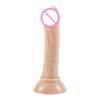 Fake Sucker Phallus Multicolor Faux Crystal Clear Mini Manual Simulated Adult Products Bottom Suction Cup Female G-spot Masturbator Dildo
