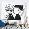 Gojo Satoru And Geto Suguru Tapestry Decor Art Aesthetic Tapestries for Living Room Bedroom Home Wall Cloth Wall Hanging