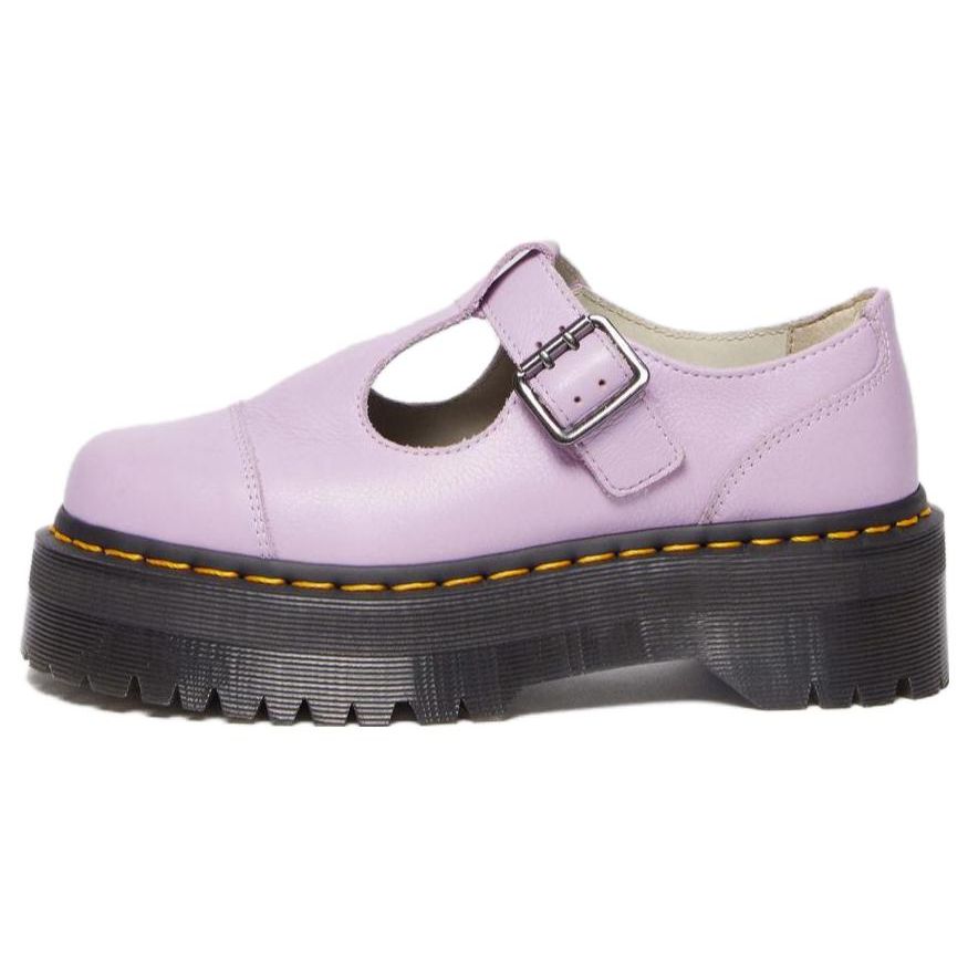 Dr. Martens Bethan Leather Comfortable Casual Thick Sole Shoes Women Shoes Purple 30617308