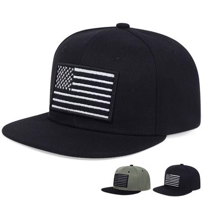 Mode Herr Amerikansk Flagga Basebollkeps Bomull Snapback Kepsar Baksida USA Broderi Hip Hop Hatt Sport Fritid Truckerkepsar Gorras