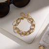 Yori Gold Silver Two Tone Multi Ring Chain Bracelet Water Resistant Texture Fashion Daily Premium Jewelry Wholesale