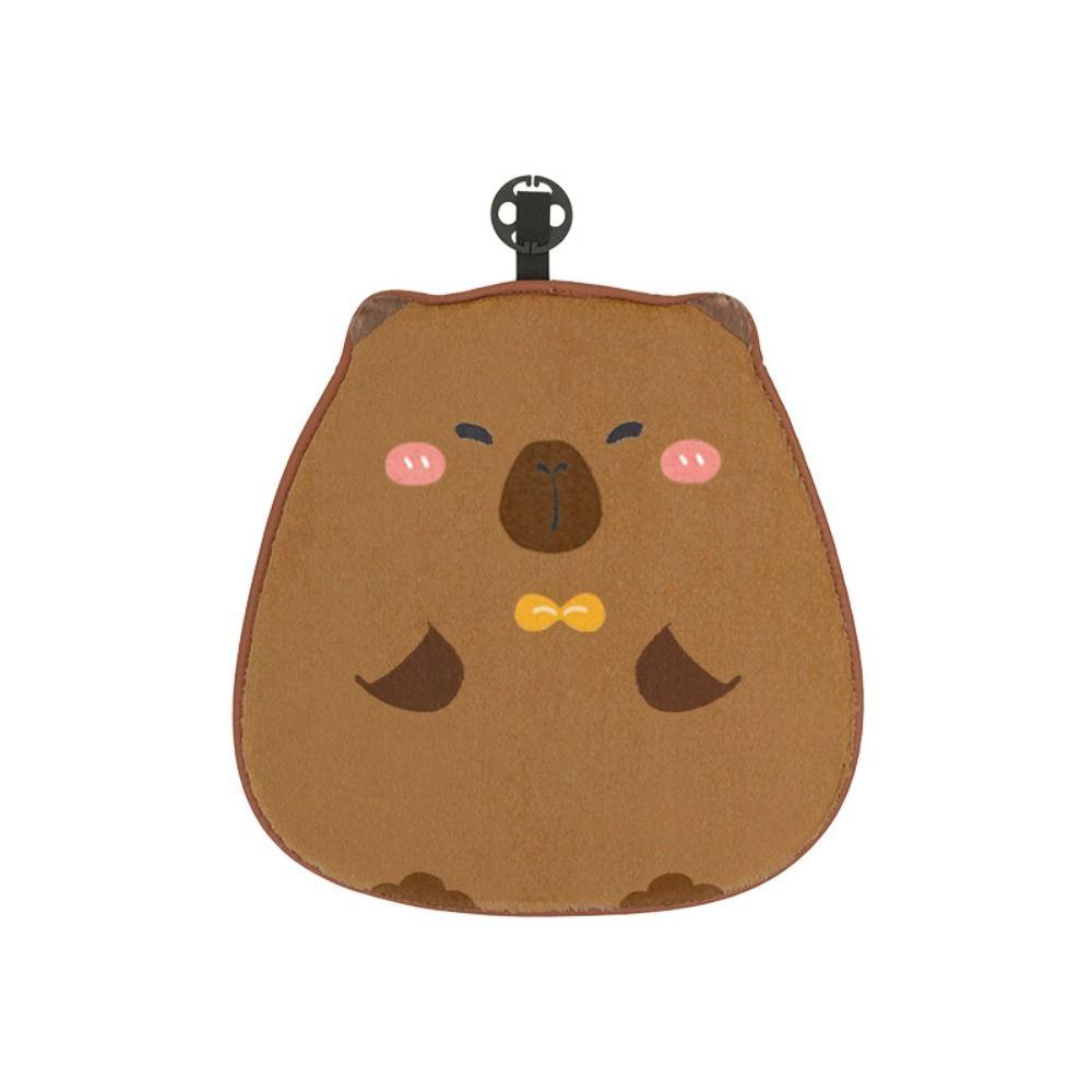 Cartoon Car Seat Decoration Comfort Plush Seat Cushion Capybara Car Headrest  Headrest