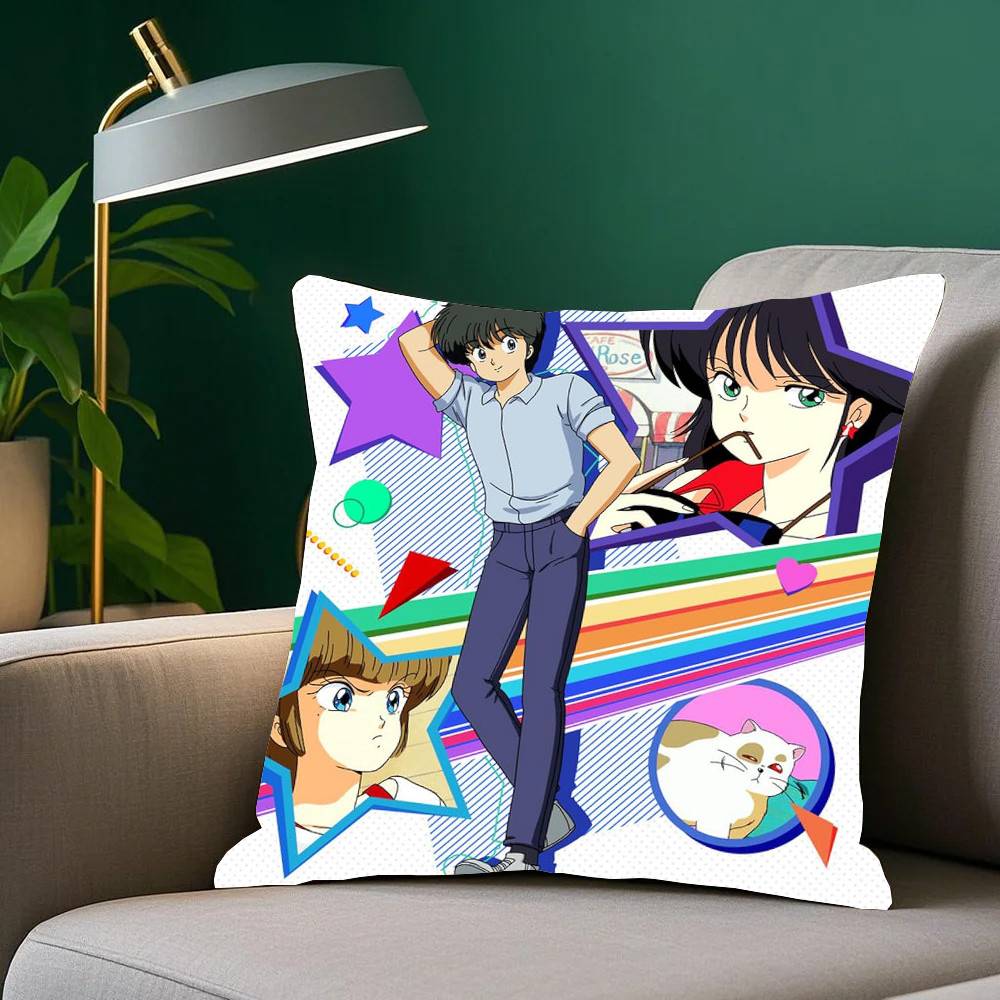 ANIME K-Kimagure Orange Road Pillow Case Home Decor Throw For Sofa Bed Car Room Decor Gift Idea