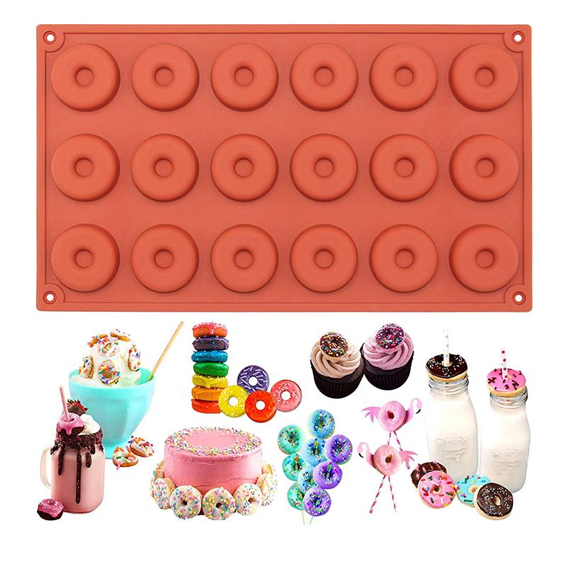Mini Forma Czekoladowa na Pączki 3D Spirala Silikonowa Forma na Żelki Pudding Cukierki Fondant Narzędzia do Dekoracji Ciast Akcesoria Kuchenne