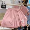 2026 Summer Girls' Cotton Short-Sleeve T-shirt and Shorts Set - Casual Stylish Two-Piece for Kids