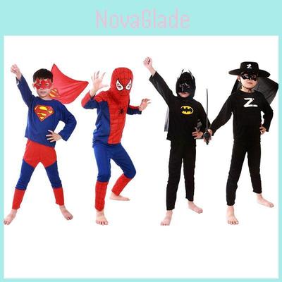 Kids Spiderman Superhero Cosplay Costume Set Featuring Long Sleeve Top And Pants