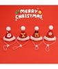 Reusable Christmas Cat Hat Cute Cartoon Autumn Winter Xmas Cat Custom Red Decorative Pets Dress Up Supplies for Dogs