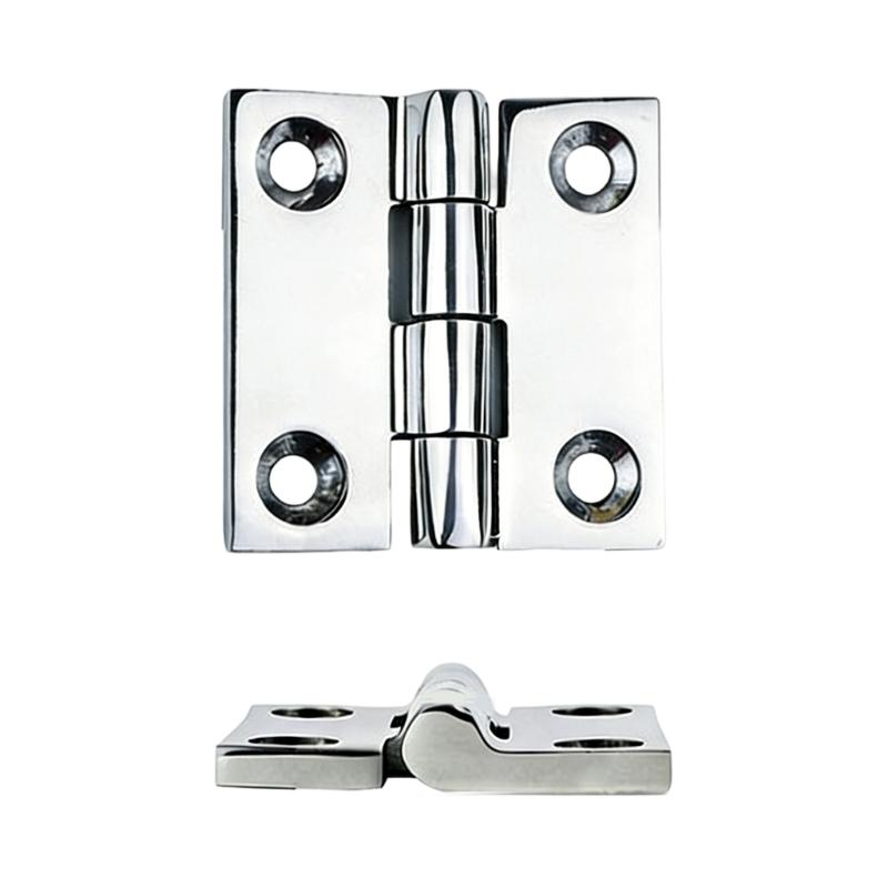 2pcs Stainless Steel Vessel Hinges Reinforced Structure Ideal For Harsh Marine Conditions Boat Marine Square Hinges