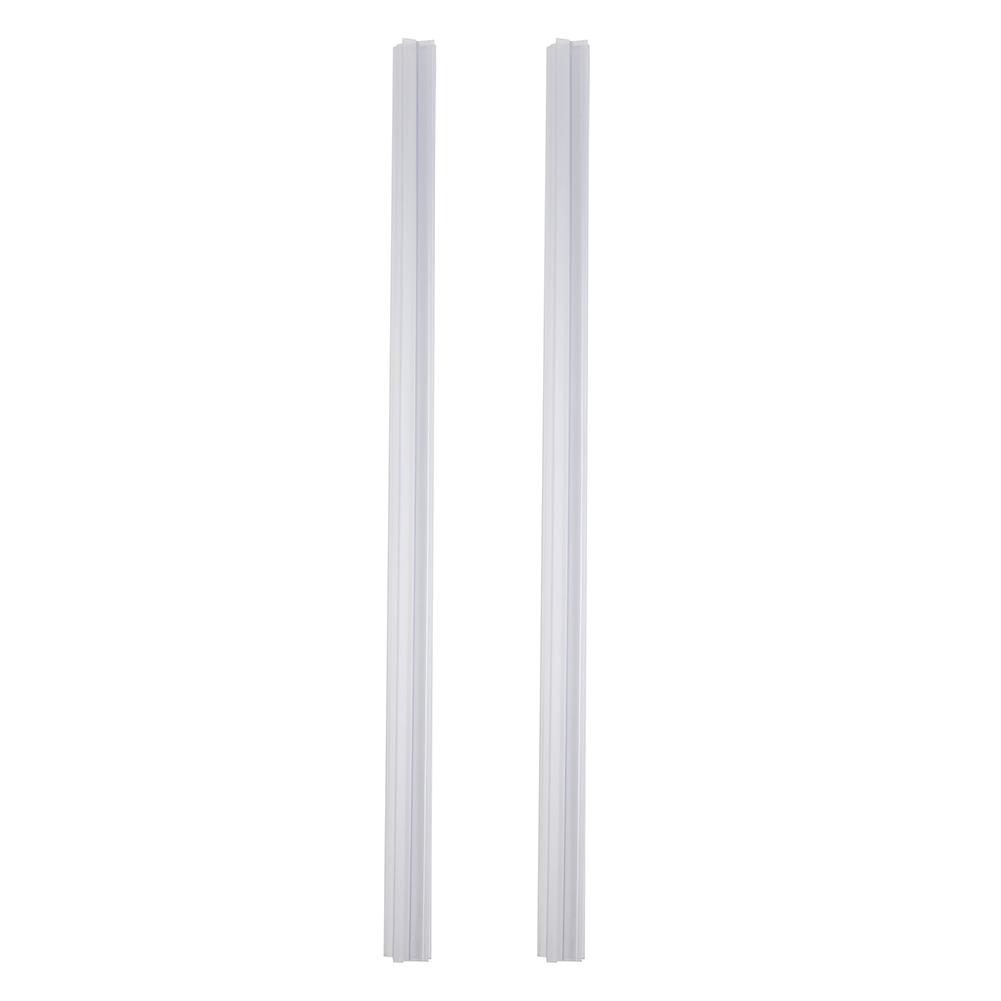 Shower Door Seal 2pcs 50cm Water Deflector Easy to Customize Length Suitable for Glass Doors Noise Reducing Design