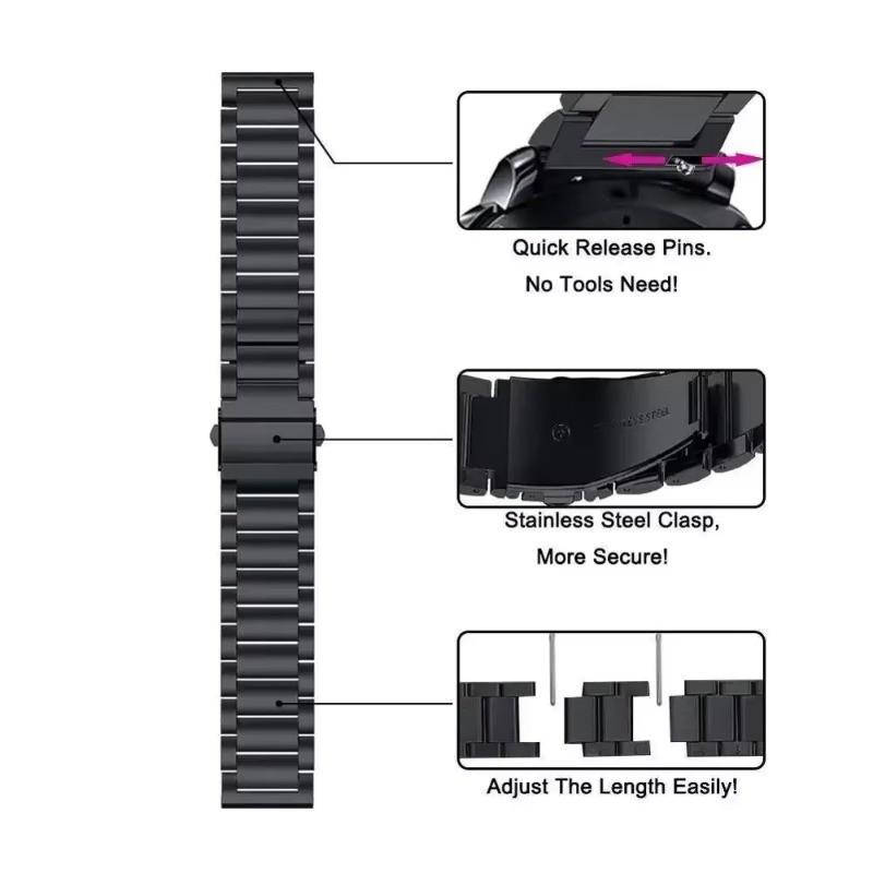 Replacement Bracelet for COROS PACE Pro 3 2 Watchband Stainless Steel Metal Watchband for COROS APEX 2 Pro APEX 46mm 42mm