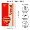 Popular Microfiber Beach Towels Around Fans, Team Quick-Drying Towels, Bath Towels