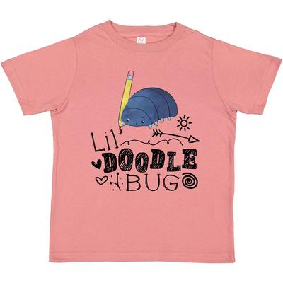 Inktastic Lil Doodle Bug Cute Artist Toddler T-Shirt Activities Insect Pill Art