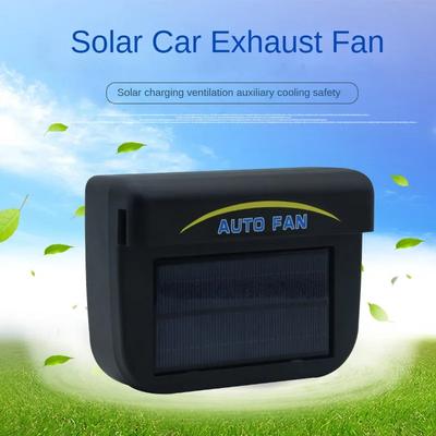 Ventilatore per auto Ventilatore di scarico Ventilatore solare ricaricabile Purificatore d'aria estivo Raffreddatore d'aria Sistema di ventilazione Accessori