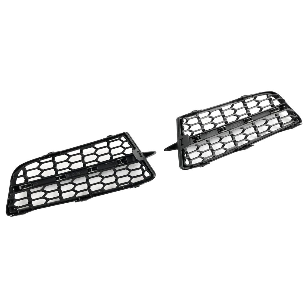 2 STÜCK Stoßstange Nebelscheinwerfer Abdeckung Blende Grill Gitter Passform BMW F20 F21 2011-2015 M