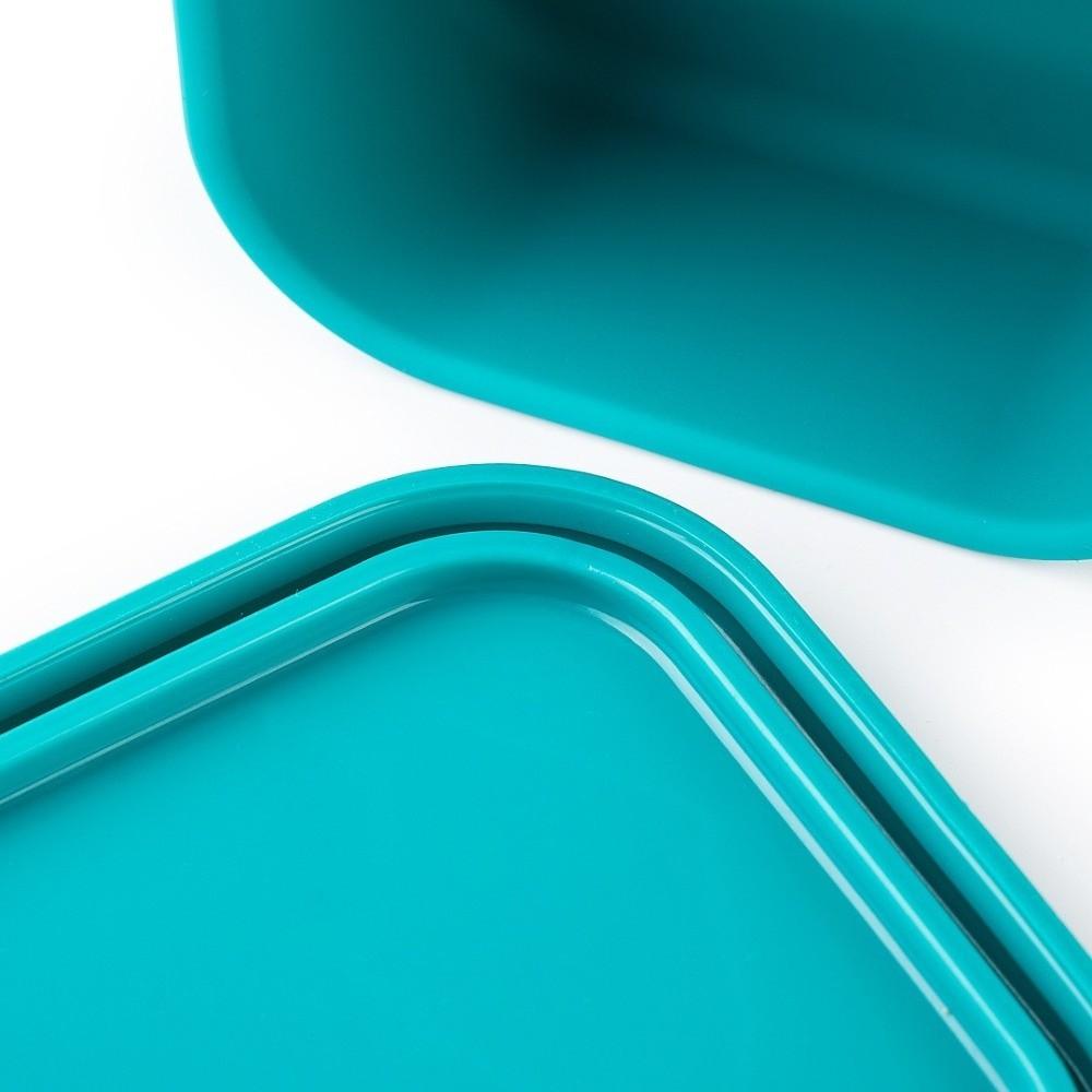 700/1300ml 3 Gird Lunch Box Divided Leakproof Baby Food Container BPA Free Silicone Microwave Oven Lunch Box Office Worker