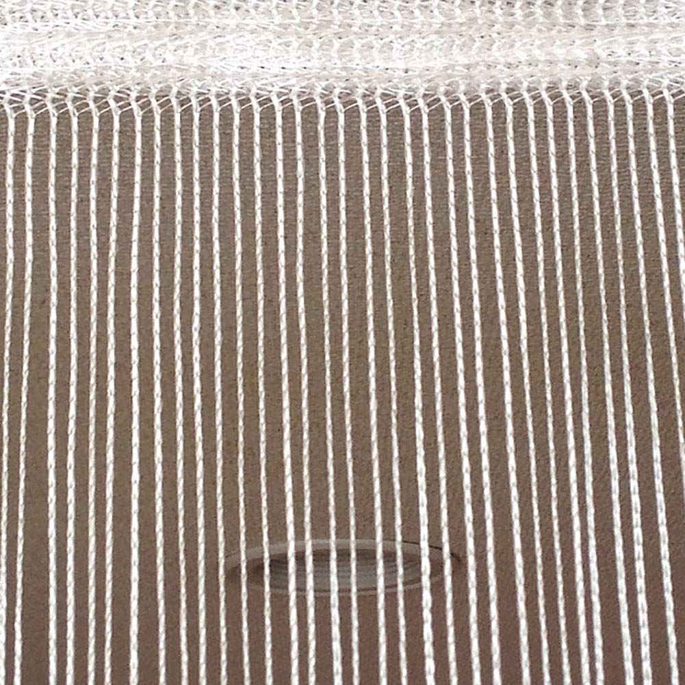 Tenda a filo 100 cm di larghezza x 200 cm [Rink Terre] (Bianco, lungo)