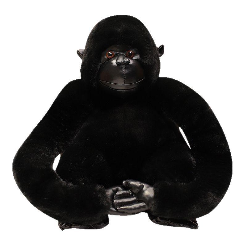 

20/30cm Naughty Gorilla Doll Plush Toy Handmade Doll Cartoon Anime Cute Pillow Cushion Home Decoration Children s Birthday G 20cm чёрный