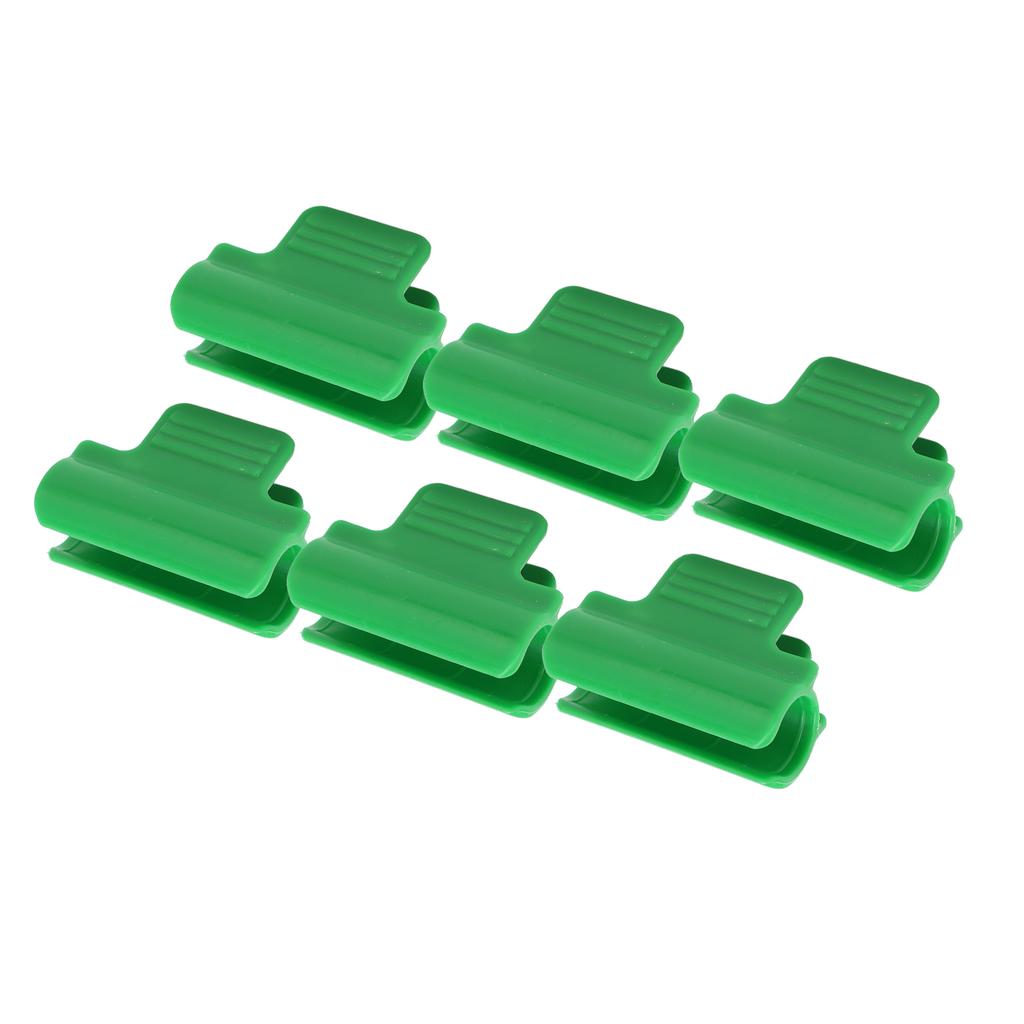 100 PCS Garden Shed Clamps Plastic Stable Versatile Film Shading Net Clips for Greenhouse 16mm 0.63in