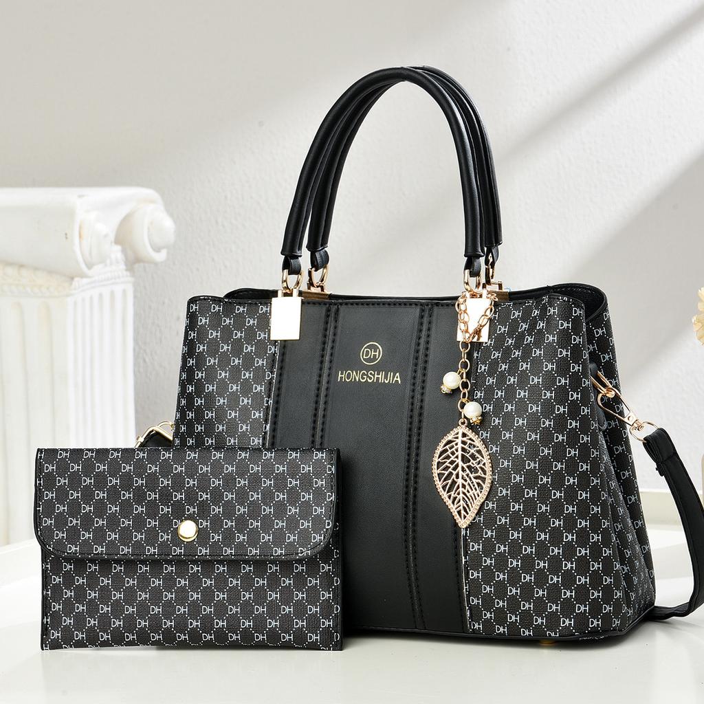 Fashion Two Piece Matching Handbag Set For Ladies, All-Match Multiway Shoulder Crossbody Daily Bag