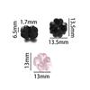 20pcs/Lots Acrylic Colored Bead DIY Bracelets Necklaces Flower Shape Spacer Loose Beads for Jewelry Making DIY Earring Supplies