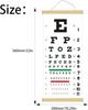 3-teiliges Set 20-Fuß Holzrahmen Sichtprüfkarte Weiß inklusive Zeigestange und Augenmaskenplatte