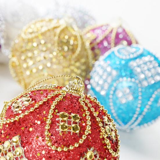 Christmas Balls Pendants Rhinestone Anti-deformed Decoration Holiday Gift Festival Balls Pendants Party Supplies