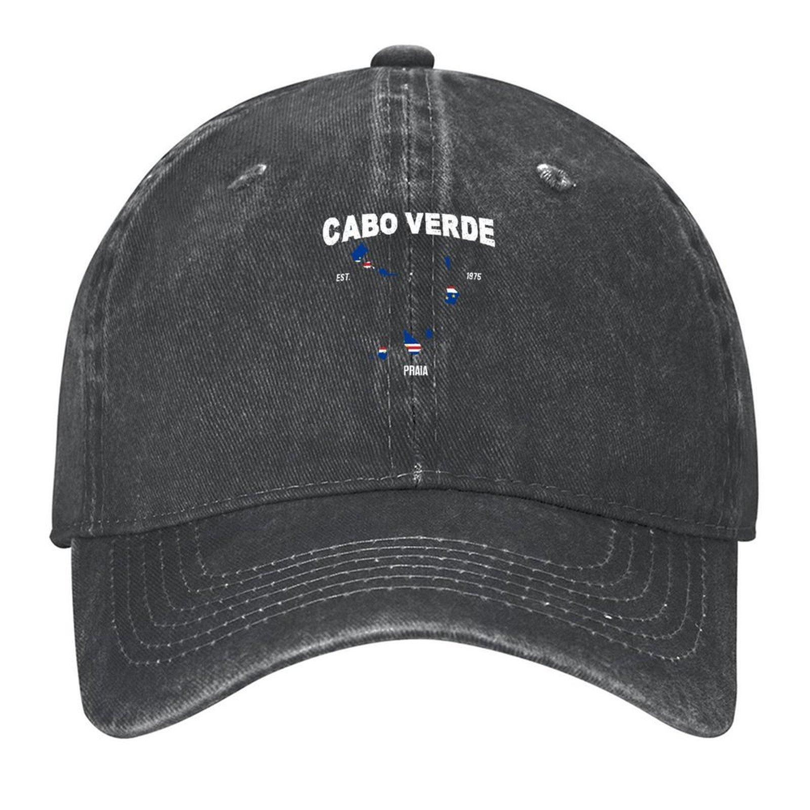 2026 Cabo Verde Flag, Cabo Verde Map, Verdean National Day Baseball Cap Anime Hat Bobble Hat Sun Hat Sun Cap Men Hats Women s