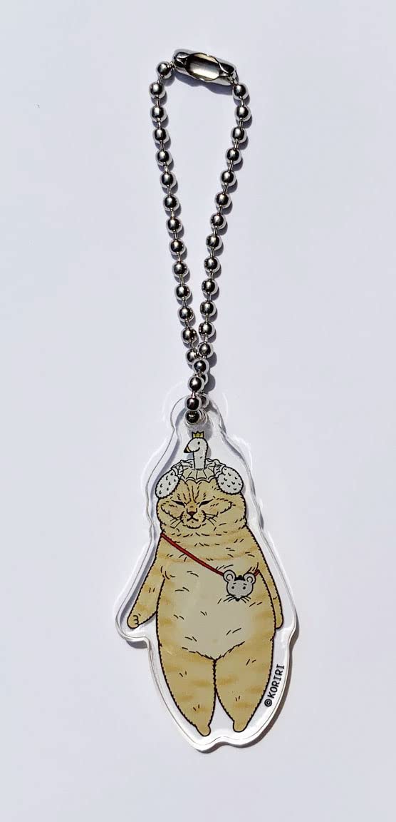 

Shinada Global s The Mysterious World of Cats - Wuya-kun Acrylic Keychain, 3 x 0.3 x 5cm, Keychain, Cat World, Cat