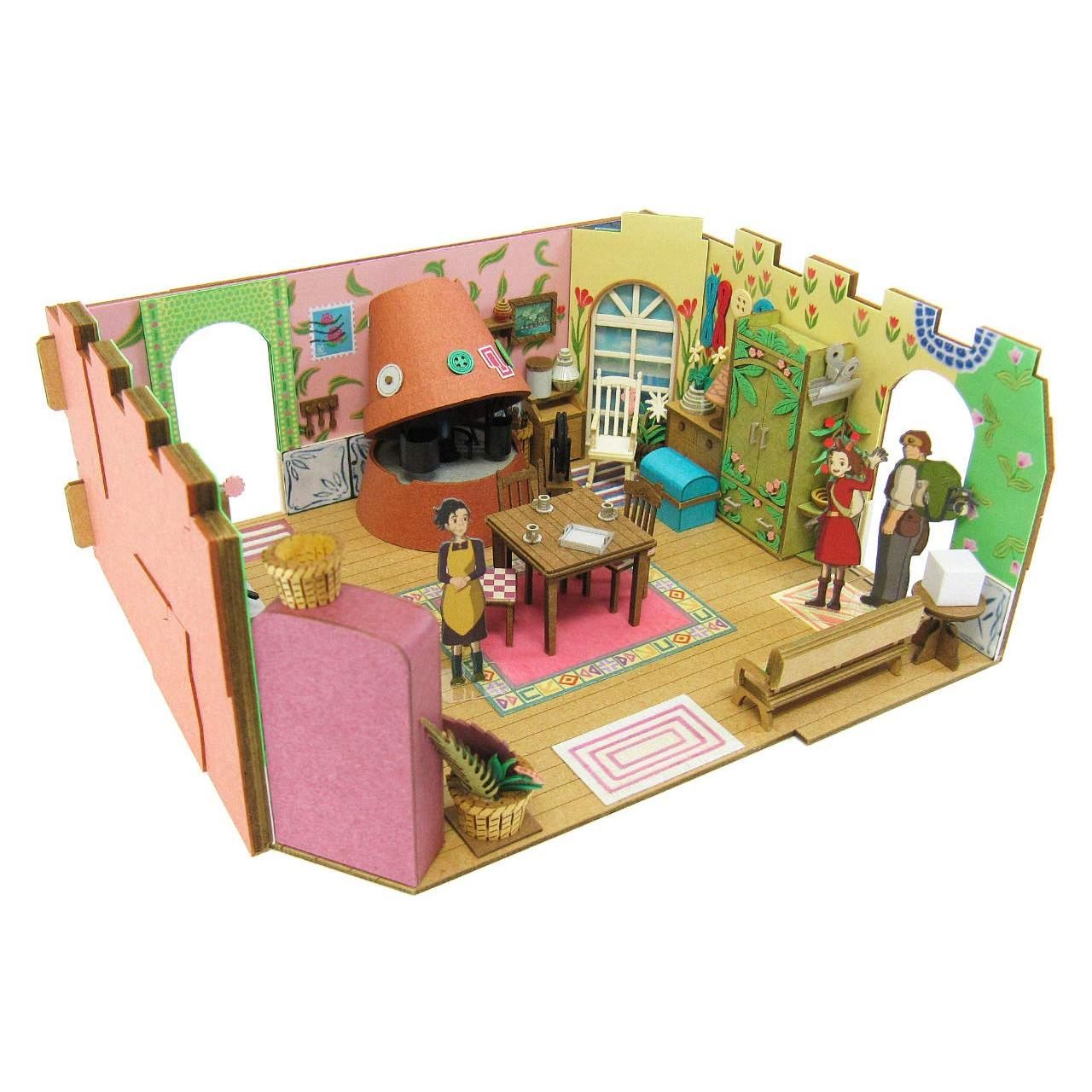 

Sankei Miniature Kit - Studio Ghibli Series: Arrietty s House 1/48 Scale Paper Craft (The Secret World of Arrietty) MK07-13