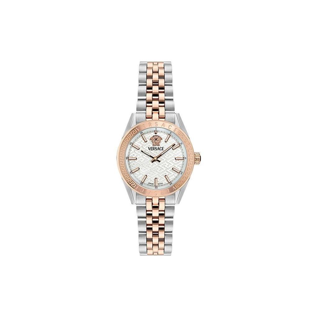 Versace V Code Bracelet Watch Two Tone Unisex Watches Multi-Color VE8I00524