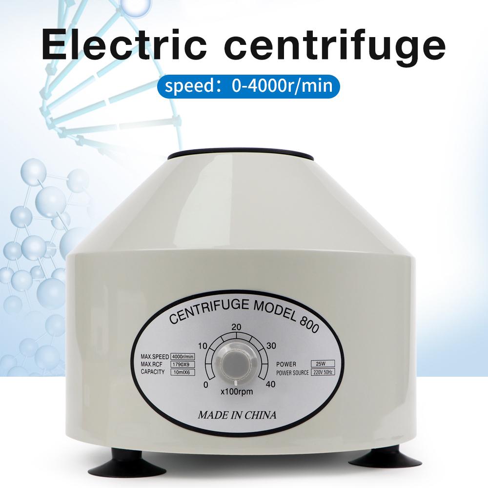 Desktop Lab Centrifuge Without/With Timing Prp Plasma Medical Adjustable Speed Centrifuge 10ml*6 Centrifuge Tube 220V EU Plug