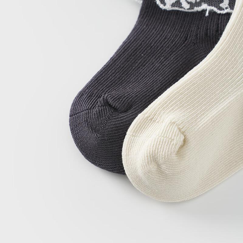 TONGTAI Mädchen Kniehohe Spitze Schleife Socken