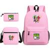 10 Ben Children Backpack Cartoon Design Canvas School Bag  Student Traveling