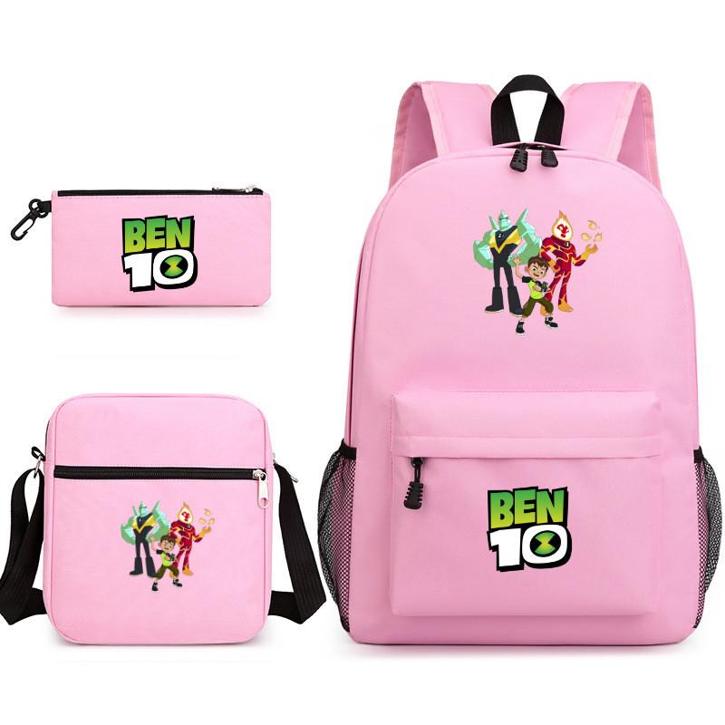 10 Ben Children Backpack Cartoon Design Canvas School Bag  Student Traveling