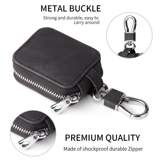 Kopfhörerhülle Ultradünnes Kunstleder Kabellos Perfekt passende Ohrhörer-Schutzhülle für AirPods