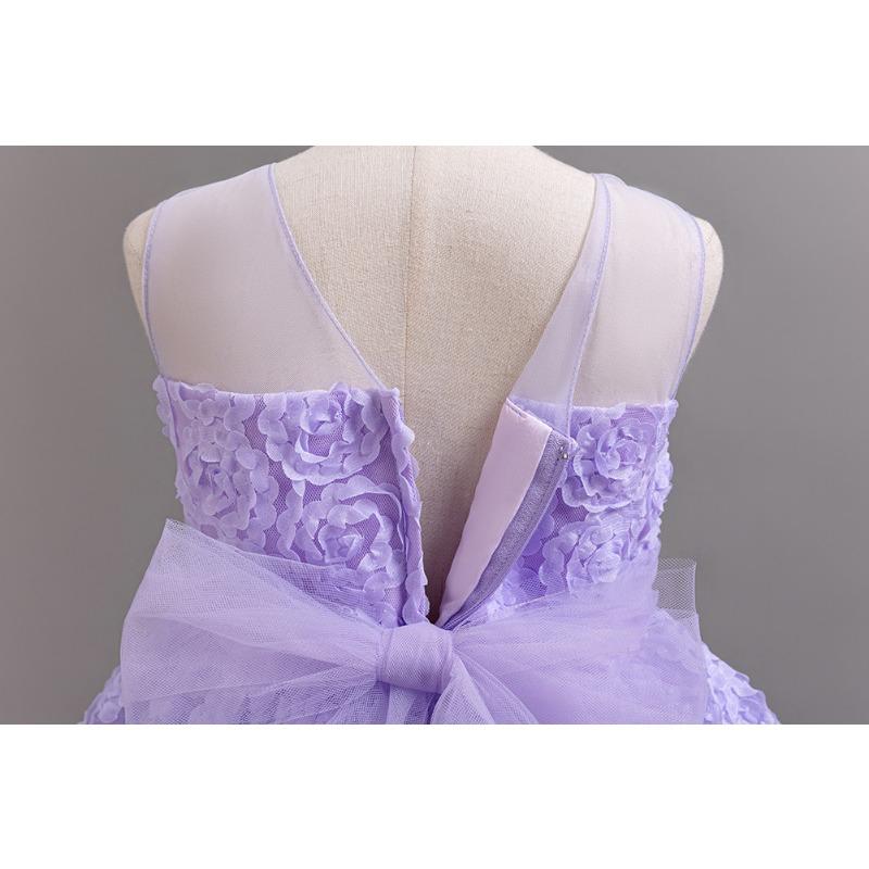 Girls Princess Tutu Dress Flower Girl Party Performance Dress