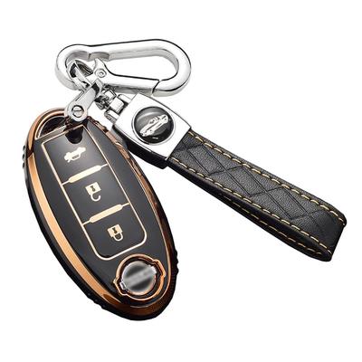 Ontto Nissan Smart Key Case, Key Cover, Keychain, Stylish, Scratch-Resistant, Resistant To Falling, Suitable