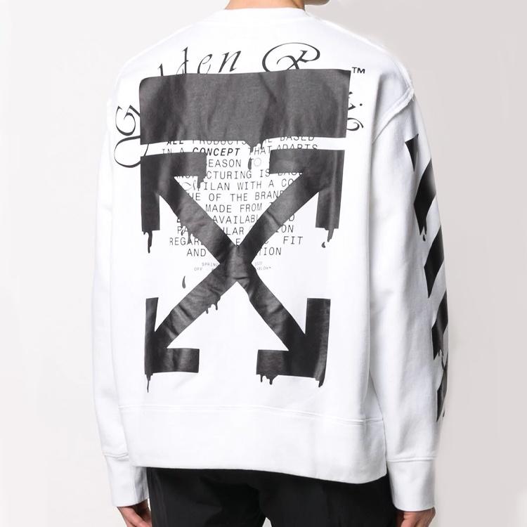 Off-White OFF WHITE SS20 Sweatshirt Men's White OMBA037R20E300050110